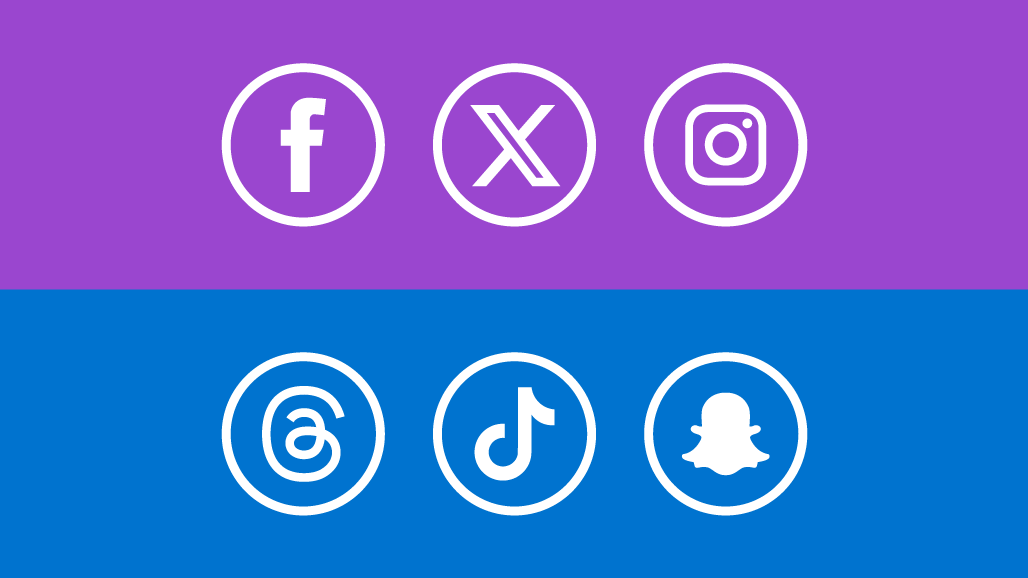 an example of social and cta icons available for download