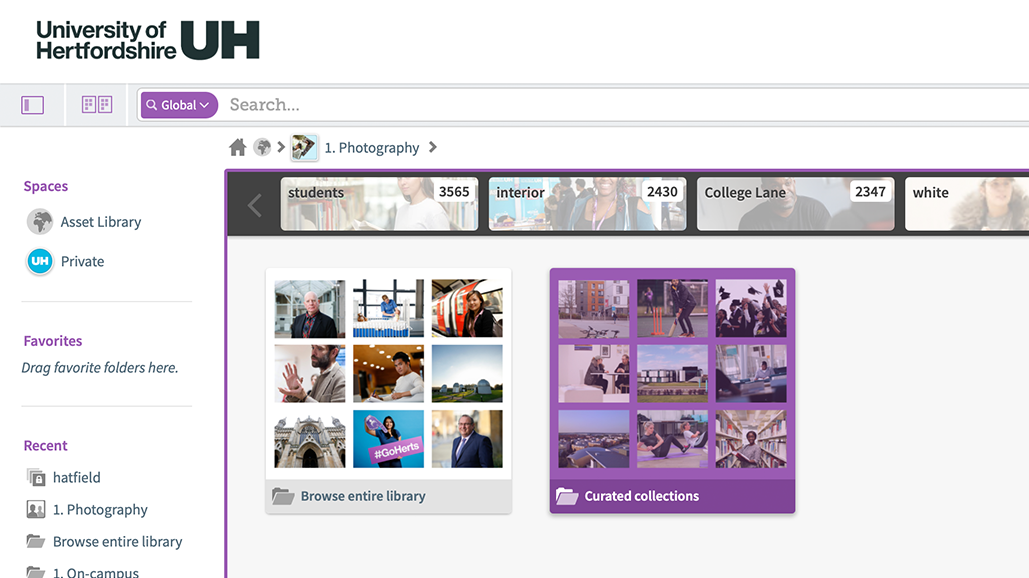 Curated collections step 1