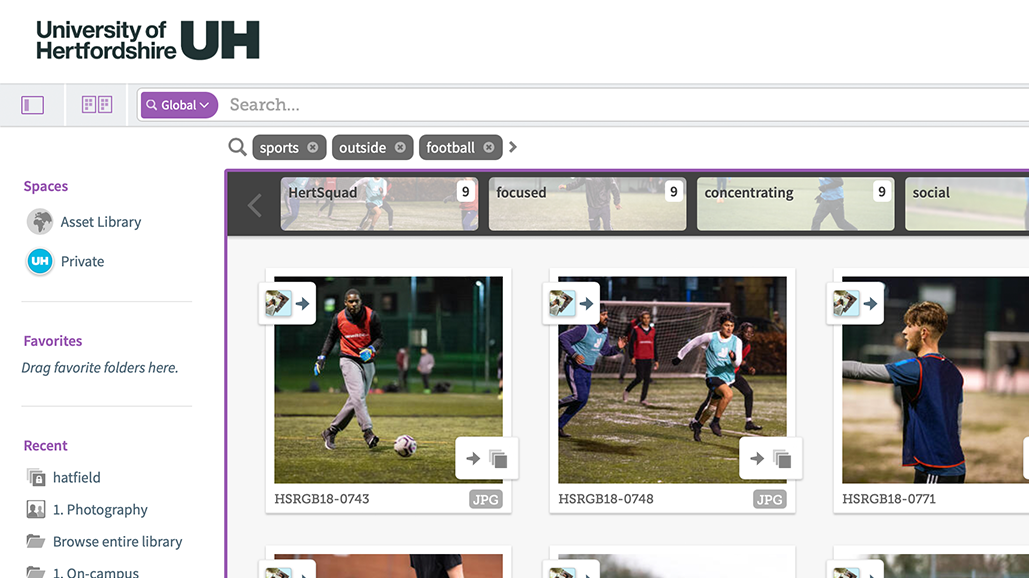 Search asset library step 2