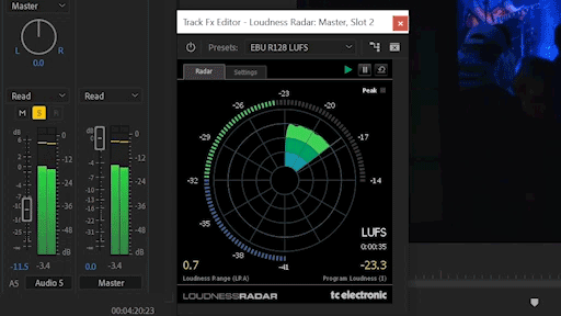 Loudness radar