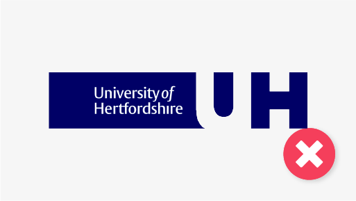 example of incorrect logo use